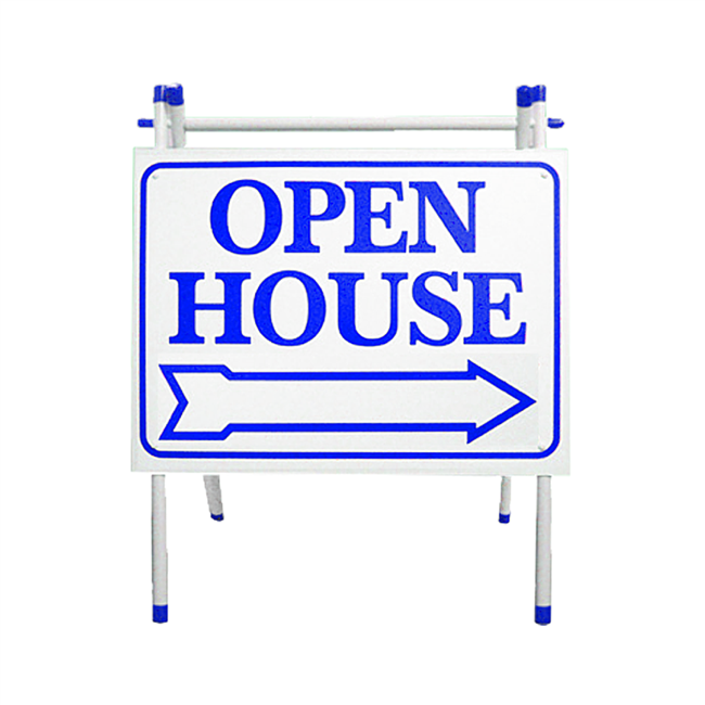 (image for) Solid Plastic Open House A Frame 6 Pack - Red